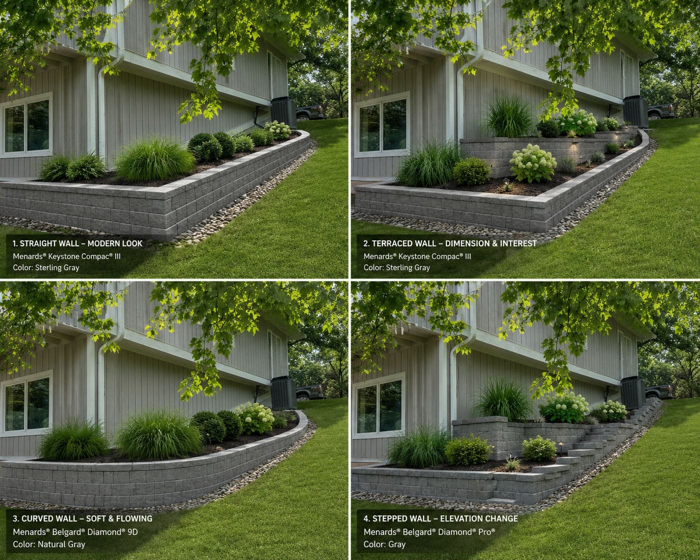 Retaining Wall Styles That Actually Work in Milford image