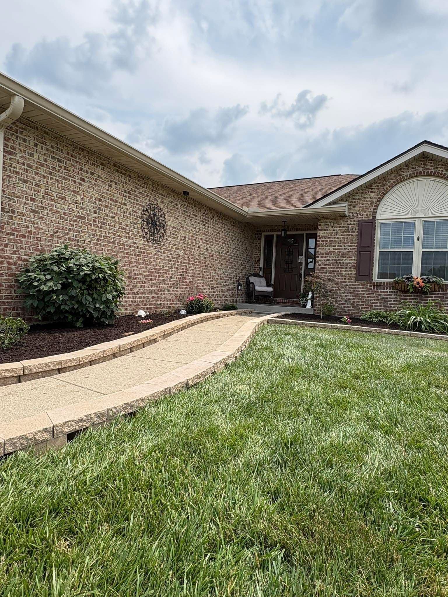 Project High-End Landscape Bed Edging Done Right in Fairfield Ohio image