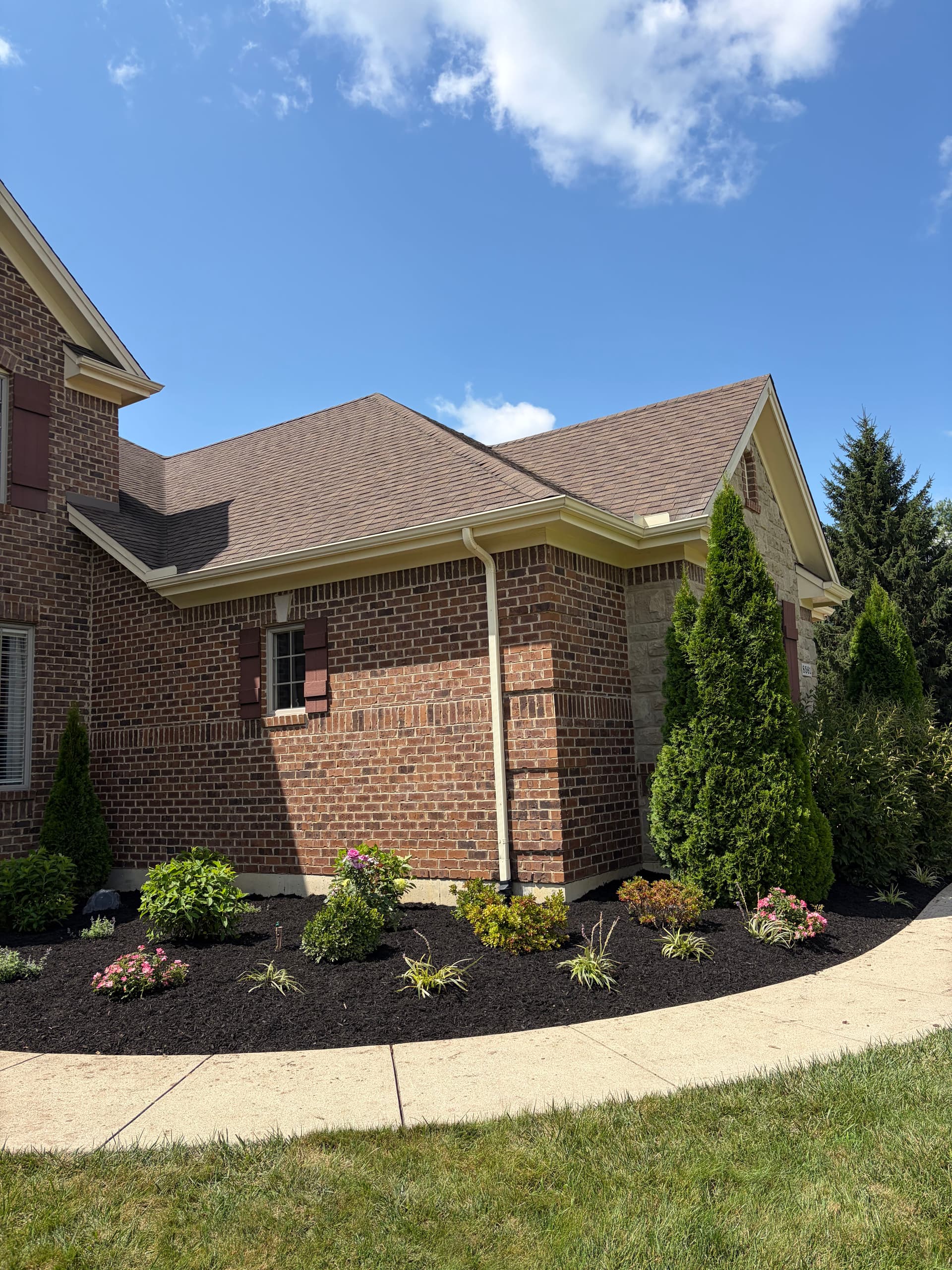 Fresh Landscape Install Adds Curb Appeal to Mason Home image