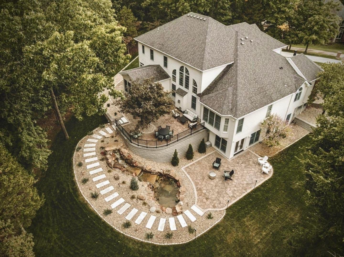 Project Full Backyard Hardscape and Landscape Design in Indian Hill image