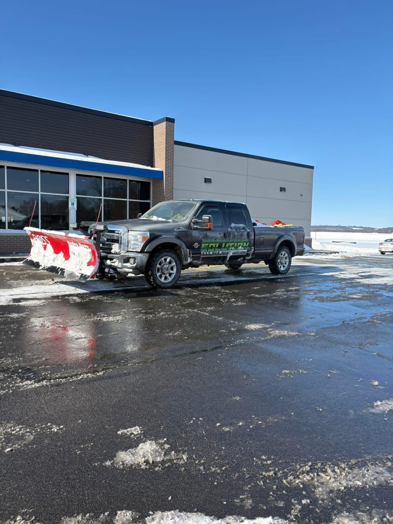 Snow Removal Keeping Trenton OH Lots Clear and Safe image