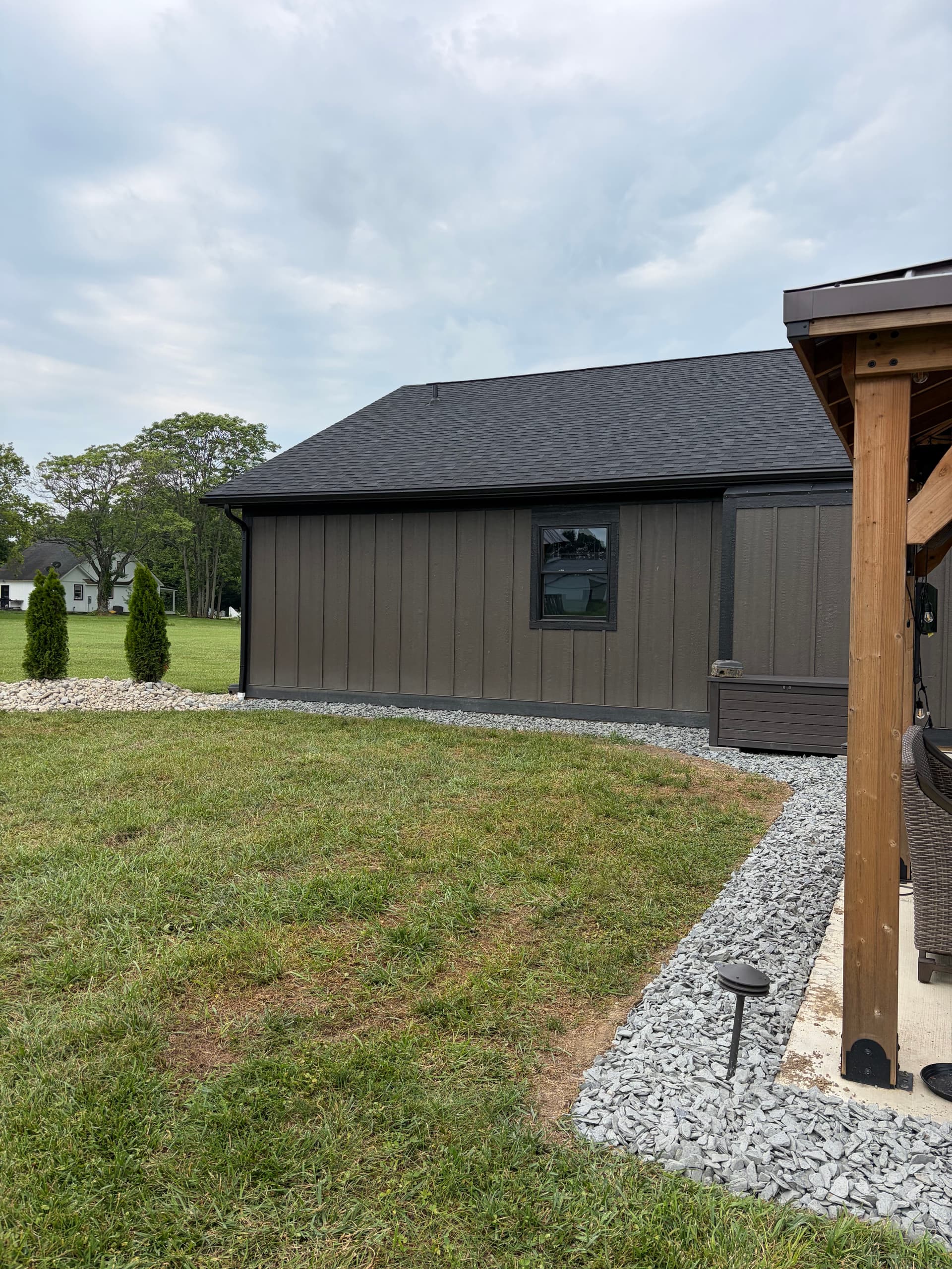 Gallery photos for Black Slate, River Rock, and Paver Work in Centerville: Image #1